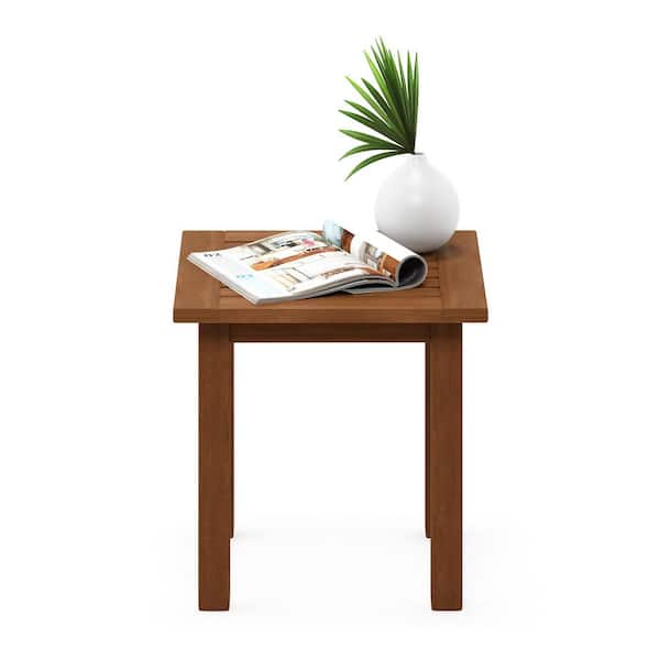Furinno FG18506 Tioman Hardwood Patio Furniture Outdoor End Table Natural Furinno FG18506 Tioman Hardwood Patio Furniture Outdoor End Table Natural