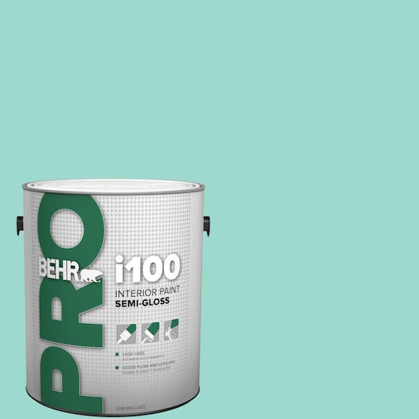 1 gal. #P440-3 Fish Pond Semi-Gloss Interior Paint