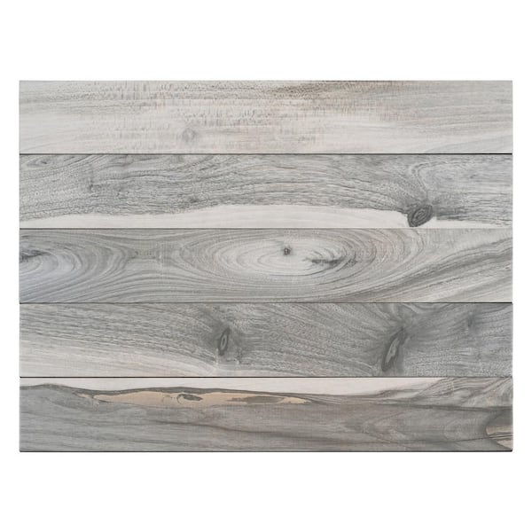 ANDOVA Nabo Rouma 3 in. x 18 in. Matte Porcelain Wood Look Subway Floor and Wall Tile Sample