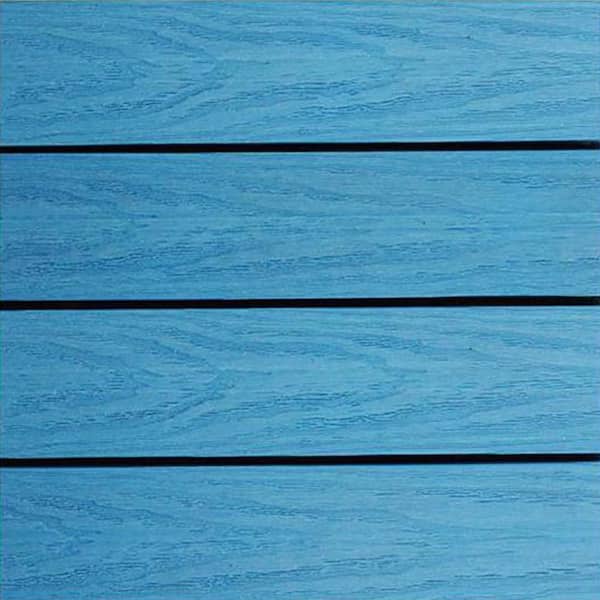 UltraShield Naturale 1 ft. x 1 ft. Quick Deck Outdoor Composite Deck Tile in Caribbean Blue (10 sq. ft. per box)