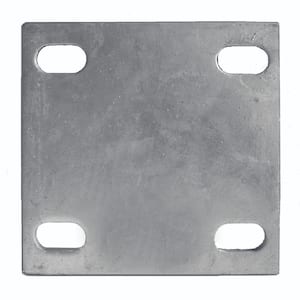 5 in. W x 5 in. H, 1/4 in. Thick Hot-Dip Galvanized Steel Back Plate (4-Pack)