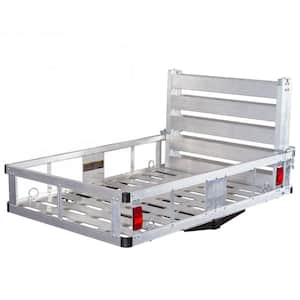 Folding aluminum hitch cargo carrier hot sale