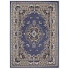 Home Dynamix Premium Sakarya Blue/Brown 5 ft. x 7 ft. Medallion Area Rug 2-7069-310