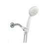 Extrapins Shower Head Holder,Strong Adhesive Shower Holder,Adjustable Shower  Wand Holder with 2 Hanger Hooks