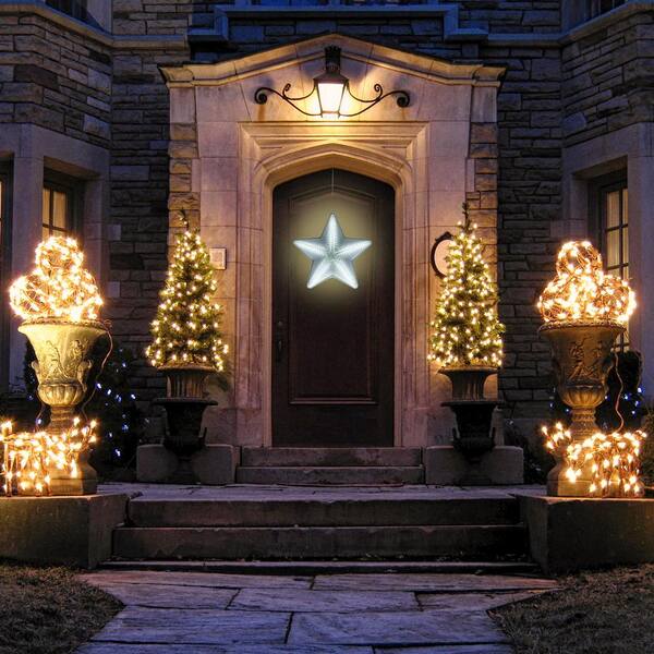 LED Outdoor Christmas Light Show Motion Tree Multi Color 3D Display Decor NEW 