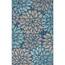 JONATHAN Y Zinnia Modern Floral Navy/Aqua 7 ft. 9 in. x 10 ft. Textured ...