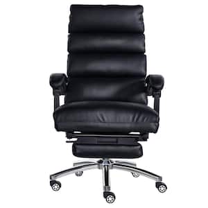 Black PU leather High Back Adjustable Exectuive Chair with Arms