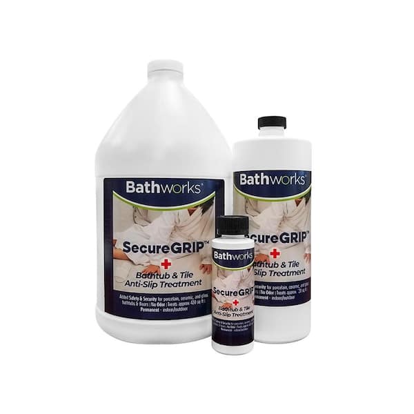 Bathworks 32 Oz Anti Slip Treatment, Slippery Tile Floor Treatment