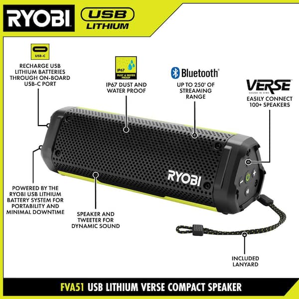 Battery for portable speaker shops