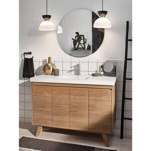 Revyl Single Hole Single Handle Bathroom Faucet in Spot Resist Brushed Nickel