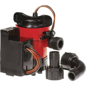 Combo Package Includes Auto Bilge Pump with Electronic Float Switch 12V