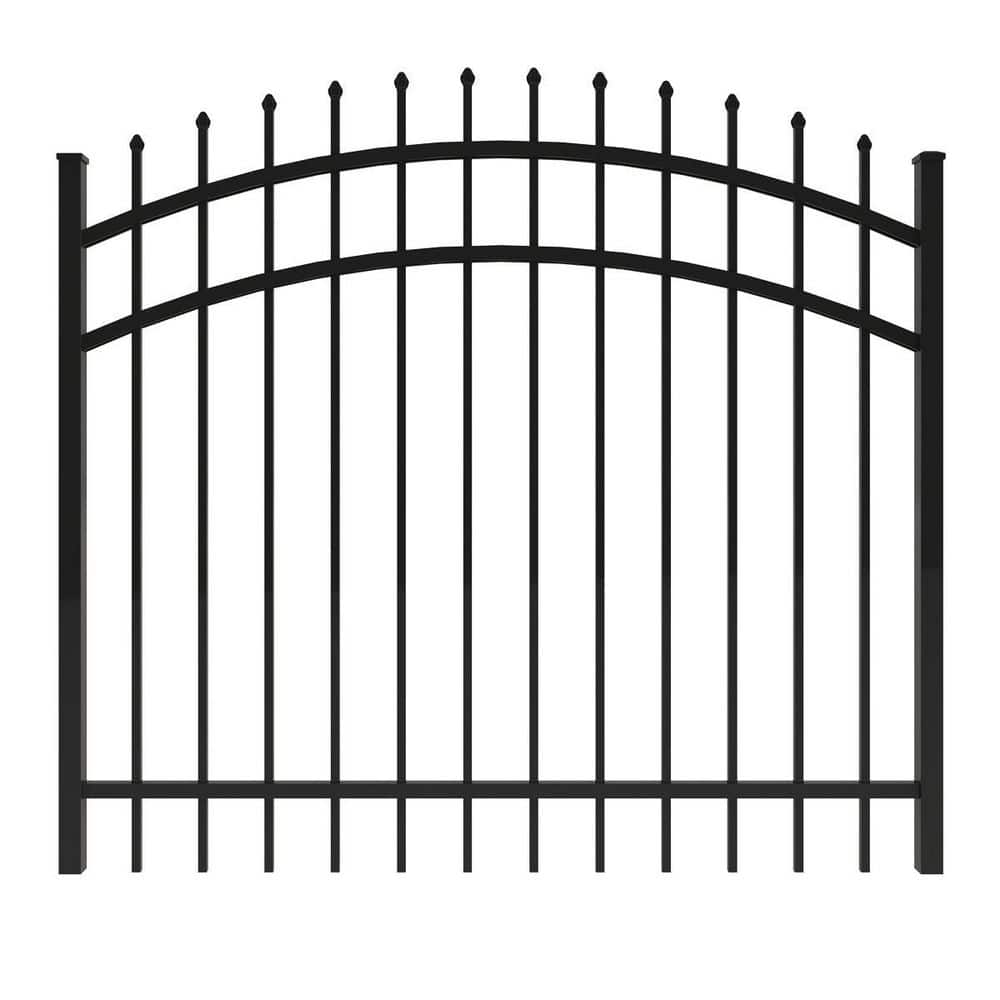 Osprey 4 ft. H x 5 ft. W Arched Black Aluminum Fence Gate price history on PriceWatchPro