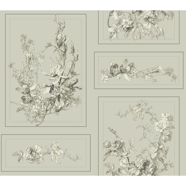 Magnolia Home by Joanna Gaines The Magnolia Spray and Stick Wallpaper