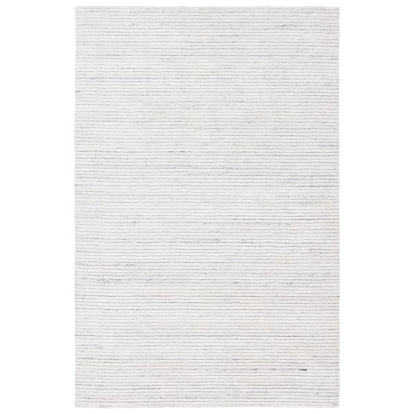 Jaipur Living Mona 5 ft. x 8 ft. Cream/Blue Solid Handmade Indoor/Outdoor Area Rug