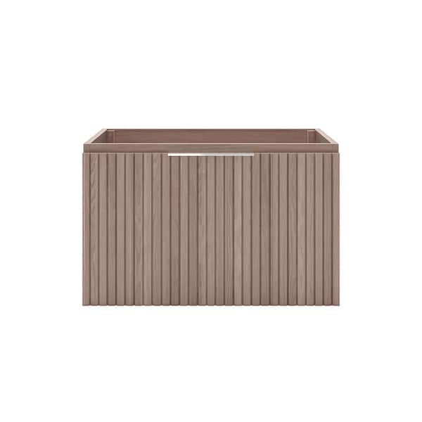 Fresca Elliot 30 in. W Bath Vanity Cabinet without Top in Vanilla Oak Assembled
