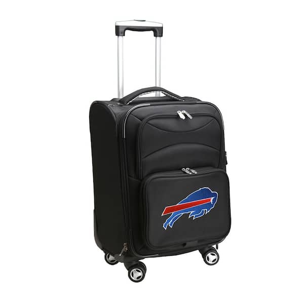 Denco NFL Buffallo Bills 21 in. Black Carry-On Spinner Softside Suitcase