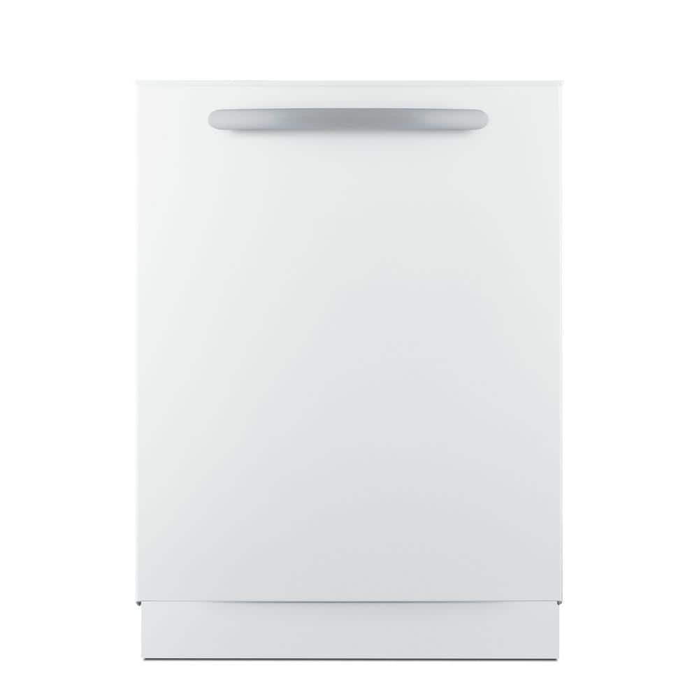 Summit Appliance 24 in. White Top Control 47 dBA Built-In Dishwasher, ENERGY STAR