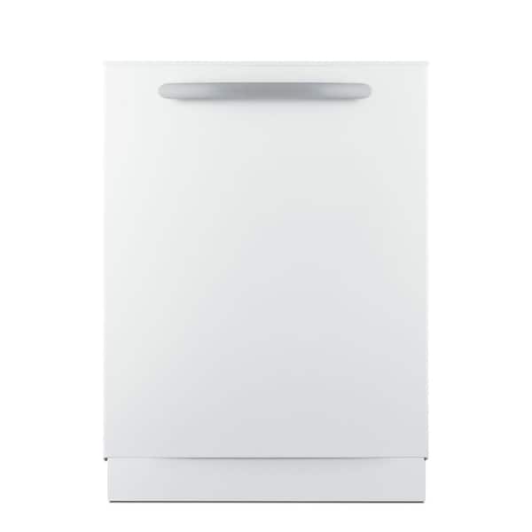 Summit Appliance 24 in. White Top Control 47 dBA Built-In Dishwasher, ENERGY STAR