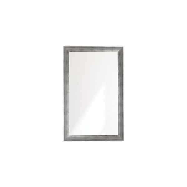BrandtWorks Swirled Historic Silver Wall Mirror 32 in. W x 50 in. H