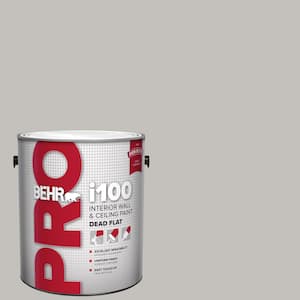 1 gal. #PPU18-10 Natural Gray Dead Flat Interior Paint