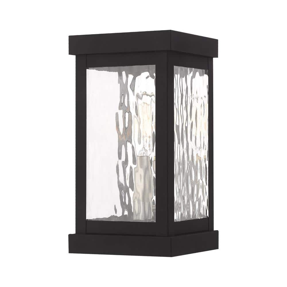 Hopewell 1 Light Black Outdoor Wall Sconce price history on PriceWatchPro
