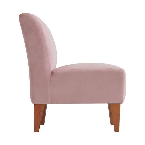 blush slipper chair