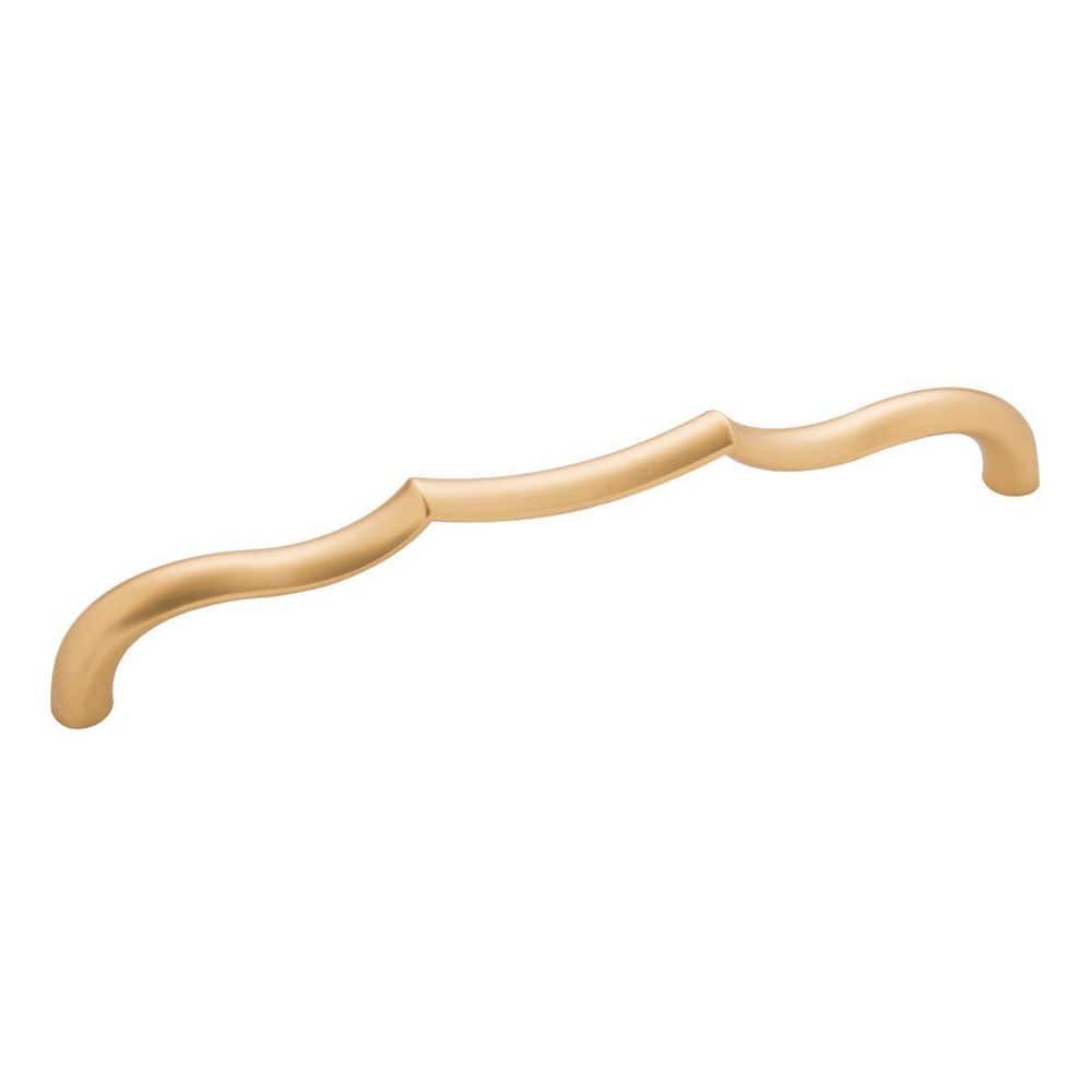 Trellis Collection Pull 7-9/16 in. (192 mm) Center to Center Brushed Golden Brass Arch Cabinet Pull price history on PriceWatchPro