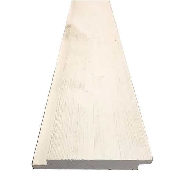 Unbranded 1 in. x 6 in. x 8 ft. Barn Wood Pre-Finished White Spruce Shiplap Board