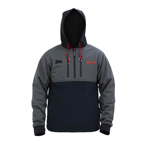 Eskimo BibJak Ice Fishing Pullover, Hoodie, Men's, Forged Iron, X-Large  339040024611 - The Home Depot