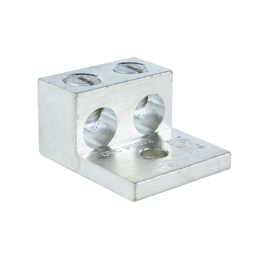 14 AWG to 1/0 AWG Dual Rated Mechanical Lug with 2 Conductors and 1 Hole Mo