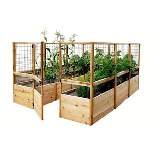 8 ft. x 12 ft. Garden in a Box with Deer Fencing