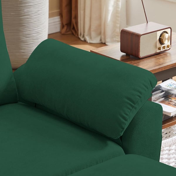 STICKON 79 in. Top Pillow Arm Fabric L Shape Sectional Sofa in 