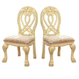 Design Toscano The Carlisle Louis XV Walnut Brown Arm Chair (Set of 2)  AF91945 - The Home Depot