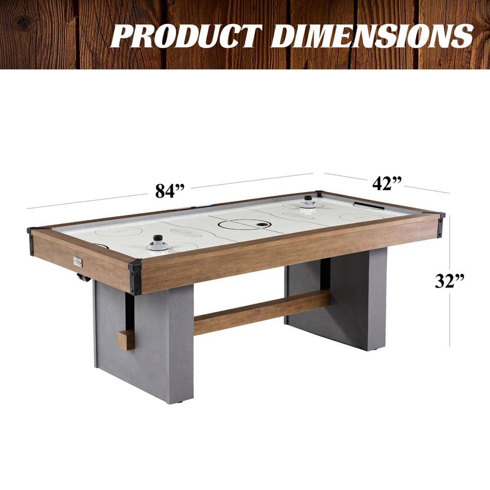 Barrington 7' Urban Air Hockey Table with Faux Concrete Legs