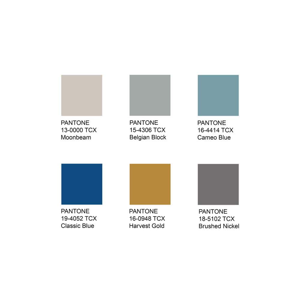 Ivory and Blue Rectangular Synthetic Easy Care Accent Rug