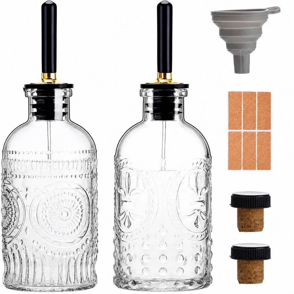 7 oz Gold Glass Olive Oil Dispenser Bottle Set with Metal Spout, 2 Pack for Kitchen price history on PriceWatchPro