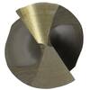 Drill America GLBCO63/8 – 3/8″ Cobalt Aircraft Extension Drill Bit, Round Shank, 135° Split Point, Right Hand, Gold Oxide Finish, 3-5/8″ Length