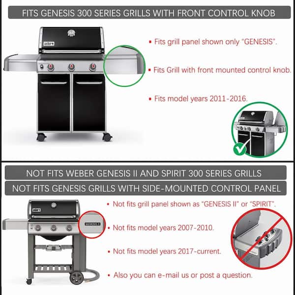 Weber Genesis 300 Front-Control Grill Parts with 19.5 In