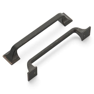 Forge Collection 5-1/16 in. (128 mm) Vintage Bronze Finish Cabinet Door and Drawer Pull (10-Pack)