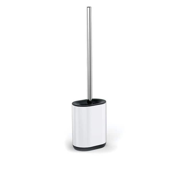 Innovate Toilet Brush and Holder with TPR Brush White