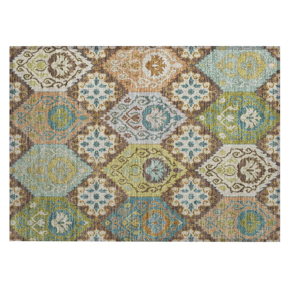 Chantille Machine Washable Indoor/Outdoor Abstract ACN2588 Chocolate 2 ft. x 3 ft. Accent Rug price history on PriceWatchPro