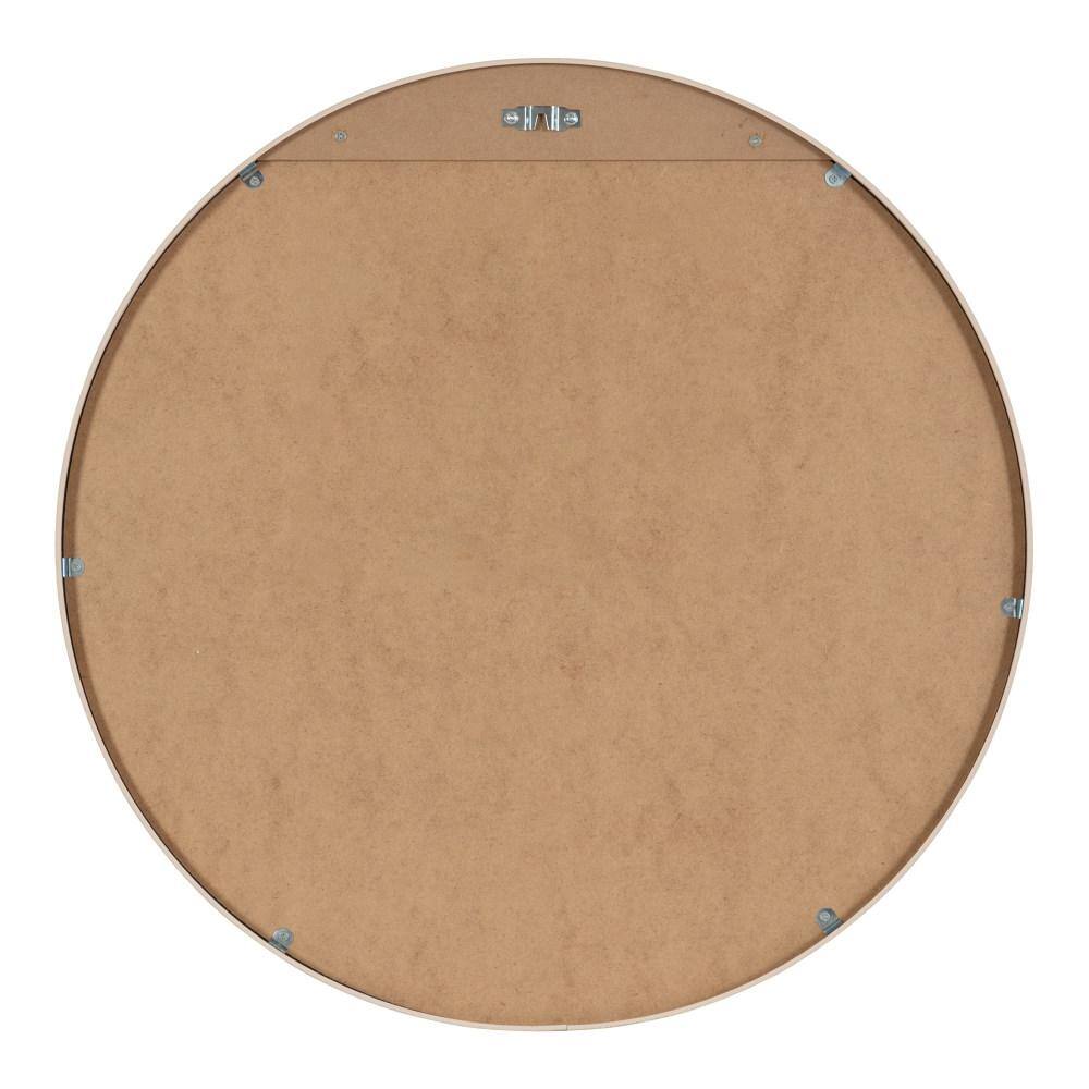 Zayda 24" Round Aluminum Bathroom Mirror