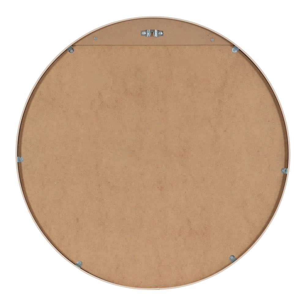 Zayda 24" Round Aluminum Bathroom Mirror