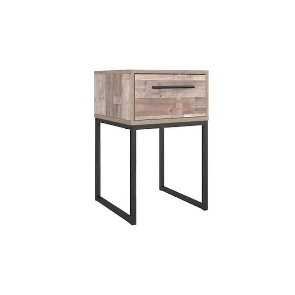 Signature DESIGN BY ASHLEY Neilsville Beige 1 Drawer 19.63 in. W Nightstands