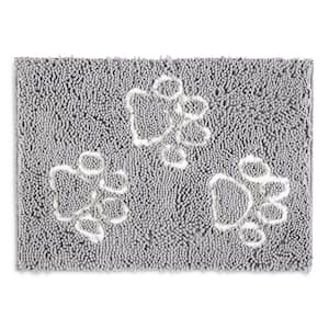 Contemporary Home Living 30 x 48 Black and Gray Walk Off Utility Mat