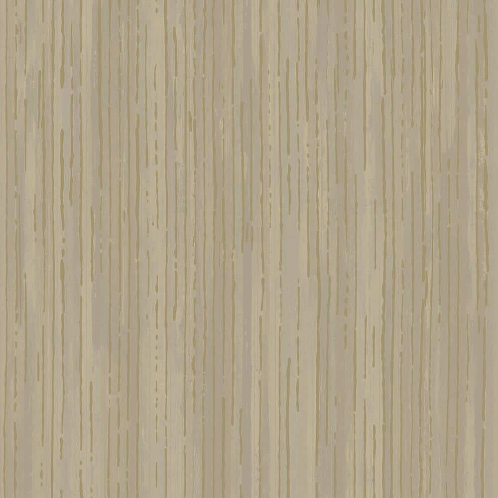 Metallic FX Bronze Abstract Stripe Non-Woven Paper Wallpaper