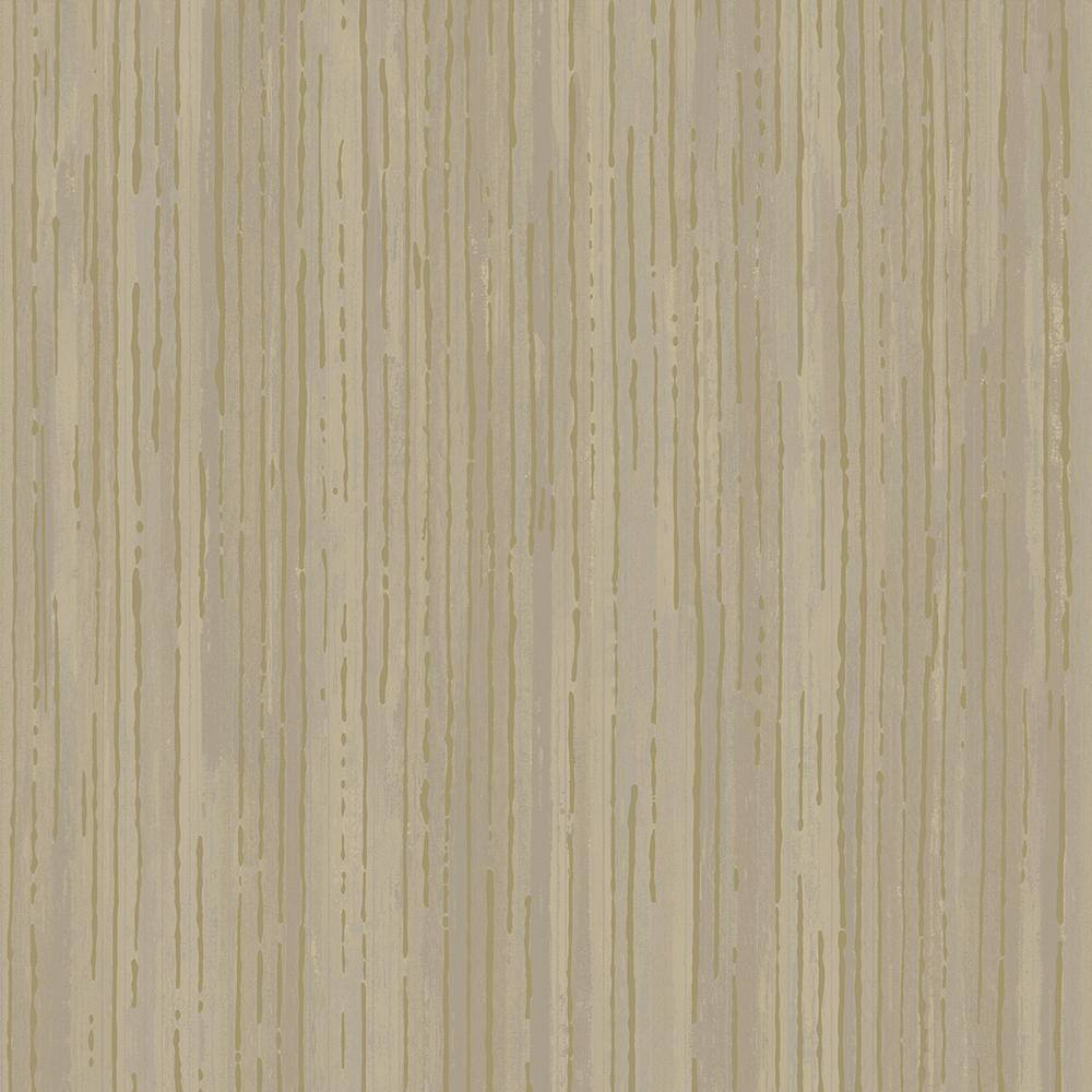 Metallic FX Bronze Abstract Stripe Non-Woven Paper Wallpaper Sample