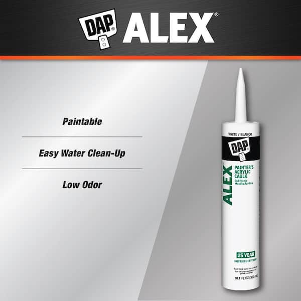 Alex Painter's 10.1 oz. White All-Purpose Acrylic Latex Caulk