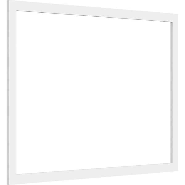 Ekena Millwork 40"W x 28"H x 3/8"P Prescott Decorative Wall Panel (Two-Piece)