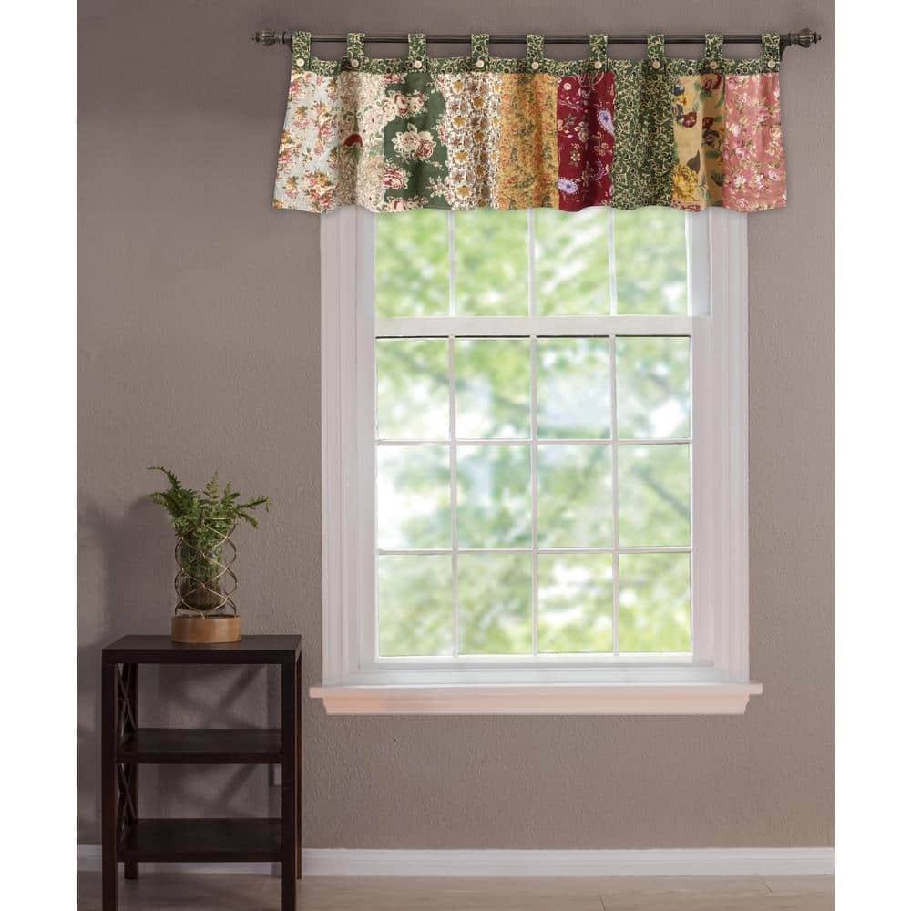 Antique Chic 21 in. L Cotton Valance in Multi